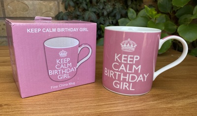 Keep Calm Birthday Girl Mug