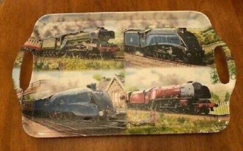 Classic Trains Melamine Large Tray by The Leonardo Collection