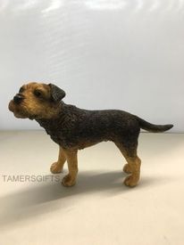 Black & Tan Border Terrier Dog Statue Ornament by Leonardo Collection
