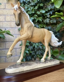 Medium Size Palmino Horse Ornament LP11563