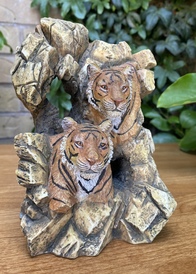 Heavy Tiger Plaque Ornament