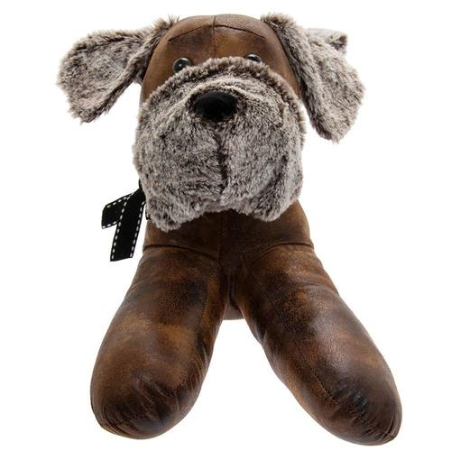 Faux Leather Heavy Pug Draught Excluder 