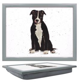 Staffie Dog Laptray