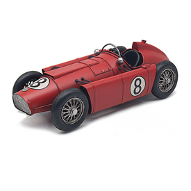 Red Classic Car Bugatti Style Tin Model