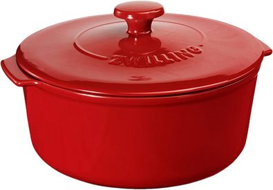 Zwilling Cocotte 24cm Cooking Pot Red Ceramic