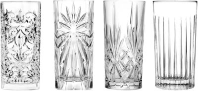 RCR Mixology Highball Cocktail Glasses Set of 4