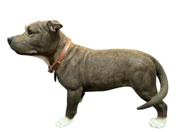 XL Staffordshire Bull Terrier Ornament Brindle Brown by The Leonardo Collection