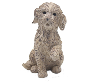 Cockapoo Ornament Offering Paw Wood Effect LP72942