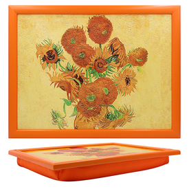 Van Gogh Laptray Cushioned Bean Bag Sunflowers