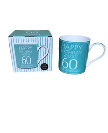 60th Birthday Mug Brand New in Box
