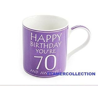 70th Birthday Mug Brand New in Box