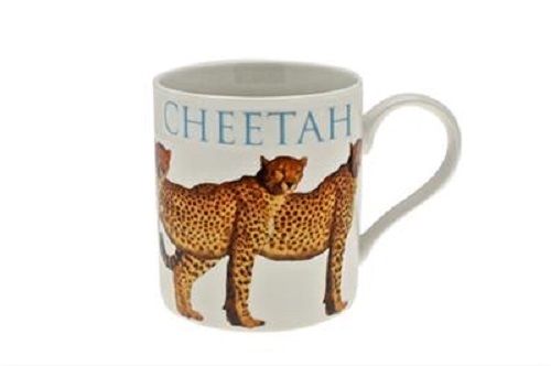 Cheetah Mug BNIB Made from Fine