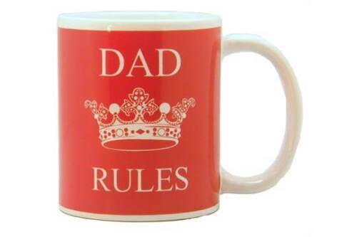 Dad Rules Mug Brand New