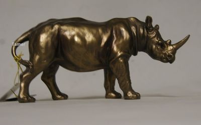 Rhino Statue by Leonardo Colllection - Bronze Colour
