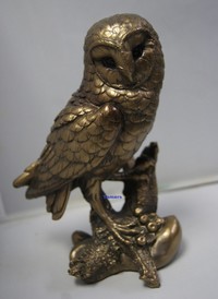 Owl Bird Statue by Leonardo Collection - Bronze Colour