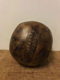 Faux Leather Football Doorstop by The Leonardo Collection