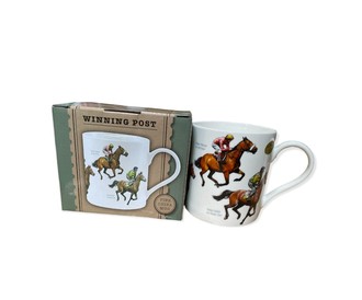 Winning Post Mug - Horse Racing Mug by Leonardo Collection
