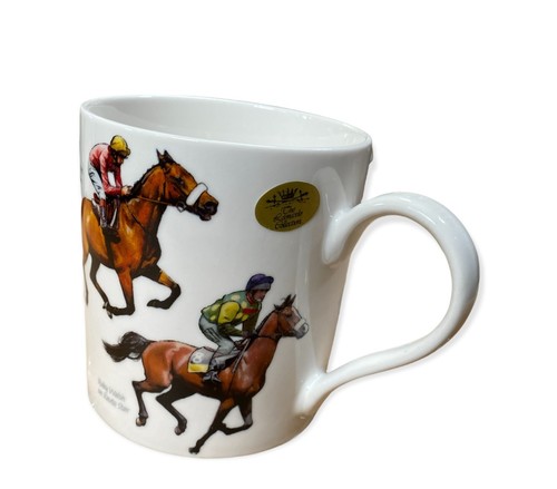Winning Post Mug-Horse Racing Mug by Leonardo Collection Red Rhum Kauto Star