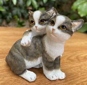 Lets Play Tabby Cat Statue by Leonardo Collection