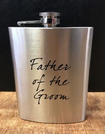 Father of the Groom Hipflask