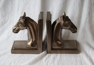 Bronze Colour Horse Bookends by The Leonardo Collection