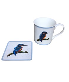 Kingfisher Mug and Coaster Set