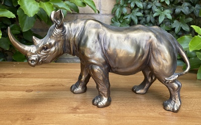 Large Rhino Statue by Leonardo Collection