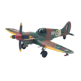 Metal Tin World War II RAF Spitfire Plane Model