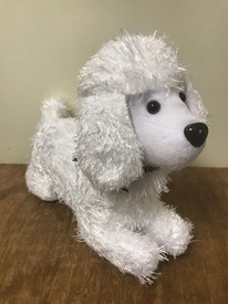 Fluffy White Poodle Doorstop by Leonardo Collection