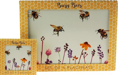 Busy Bee Placemats n Coasters Four of Each