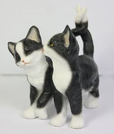 Playtime Black & White Cats Statue by Leonardo Collection