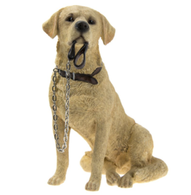 Walkies Golden Labrador Ornament Figurine by Leonardo Collection