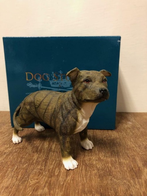 The Leonardo Collection Tan Staffordshire Bull Terrier Dog Ornament