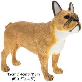 Tan Standing French Bulldog Statue by Leonardo Collection