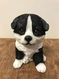 Collie Puppy Ornament Figurine by Leonardo Collection