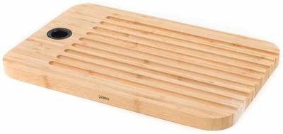 2cm Thick Dual Use Bamboo Wooden Chopping Board Cutting Tray Kitchen 36cm x 24cm