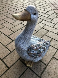 Polystone Duck Garden Ornament  by Country Living