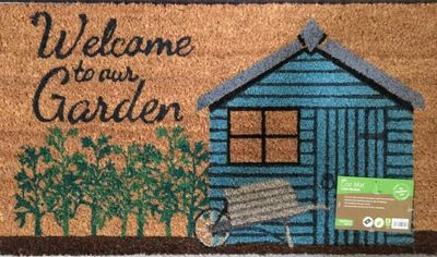 Welcome to the Garden Coir Doormat 40cm x 70cm