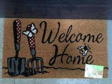 Welcome Home Coir Door Mat 40cm x 70cm
