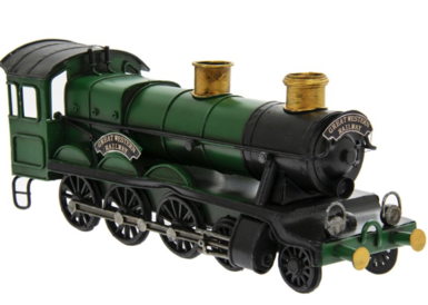 Metal Tin Great Western Railway Green Train Model By The Leonardo Collection