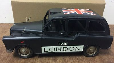 Metal Tin London Black Taxi Model BNIB