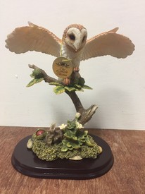 Barn Owl Ornament Figurine by Leonardo Collection LP10891