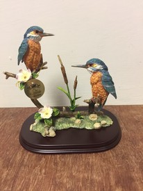 Kingfisher Birds Ornament Figurine by Leonardo Collection LP10525