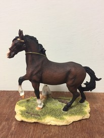 Duke Driving Bay Pony Ornament Figurine by Best of Breed