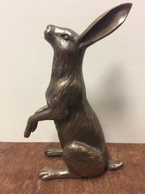 Bronze Colour Standing Hare Ornament Figurine by Leonardo Collection LP28466