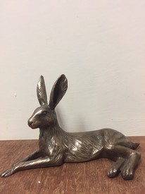 Bronze Colour Lying Hare Ornament Figurine by Leonardo Collection LP28467