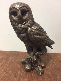 Reflections Bronzed Owl Ornament Figurine by Leonardo Collection LP25522