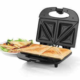 Progress Non Stick 800w Black Toastie Press Maker New 2-Slice Sandwich Toaster Maker